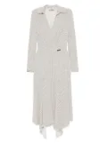 Elisabetta Franchi polka-dot midi dress - Neutrals