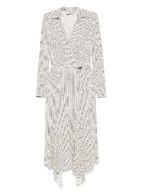 Elisabetta Franchi polka-dot midi dress