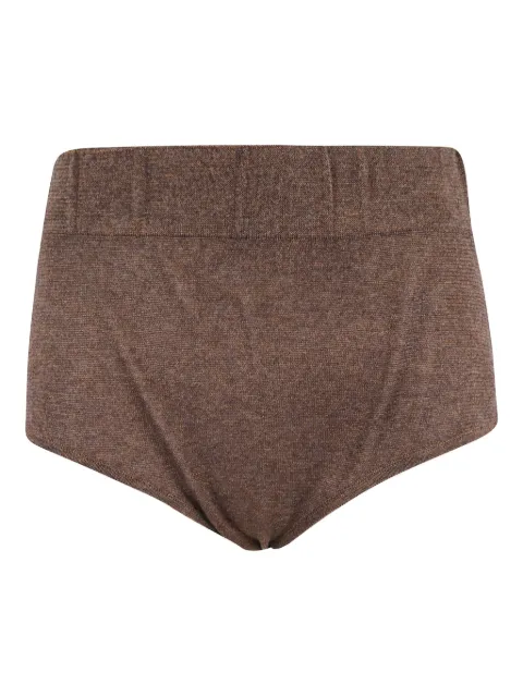Federica Tosi short en maille à coupe courte