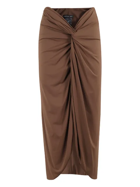 Federica Tosi draped maxi skirt
