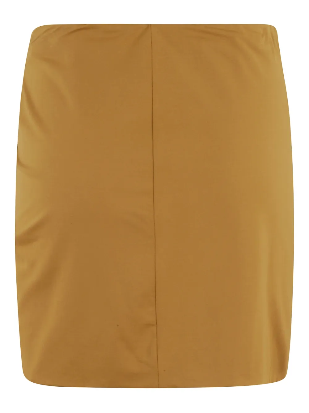 Shop Federica Tosi Gathered-detail Miniskirt In Green
