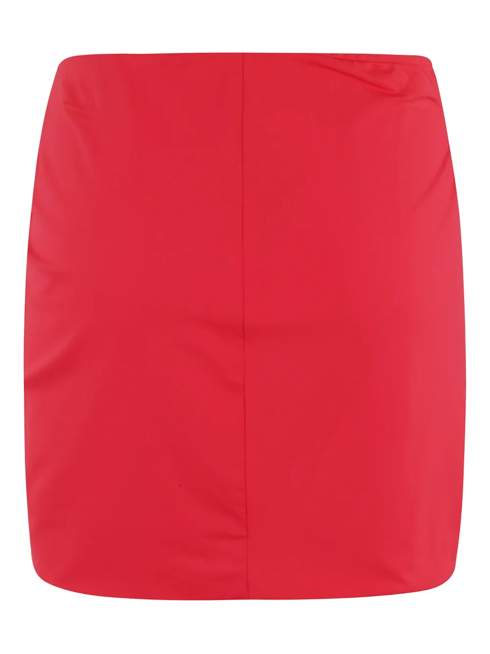 Federica Tosi Mini-rok met gesmockte voorkant Rood
