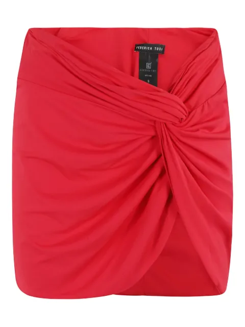 Federica Tosi gathered-front miniskirt