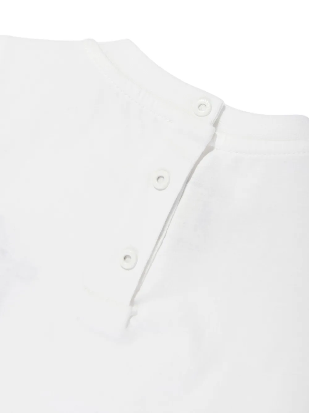 Fendi Kids Katoenen T-shirt Wit