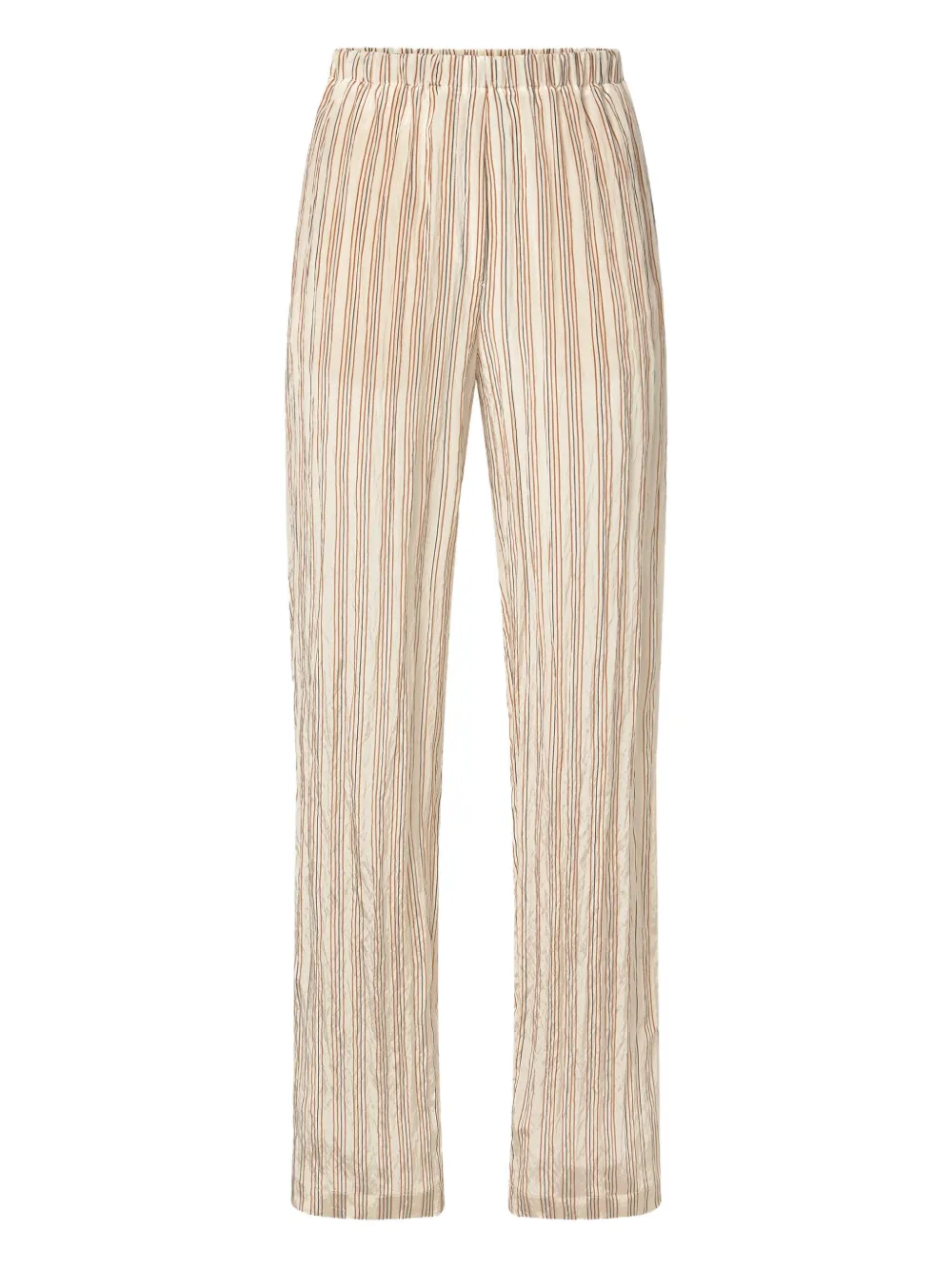 Forte Gestreepte broek Beige