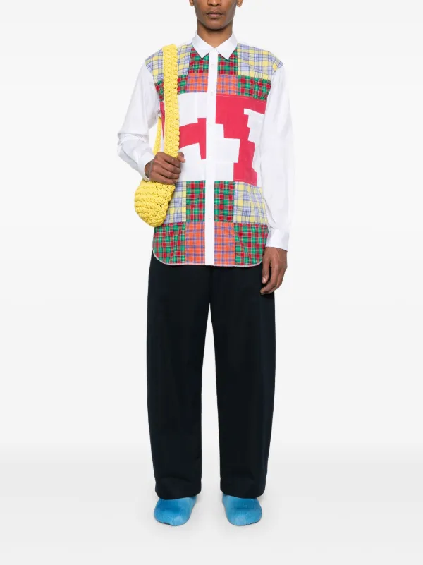 Comme des Garçons SHIRT® Patchwork S Comme Des Garçons Shirt Patchwork Shirt | White | FARFETCH SG