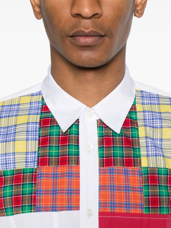 Comme des Garçons SHIRT® Patchwork S Comme Des Garçons Shirt Patchwork Shirt | White | FARFETCH SG