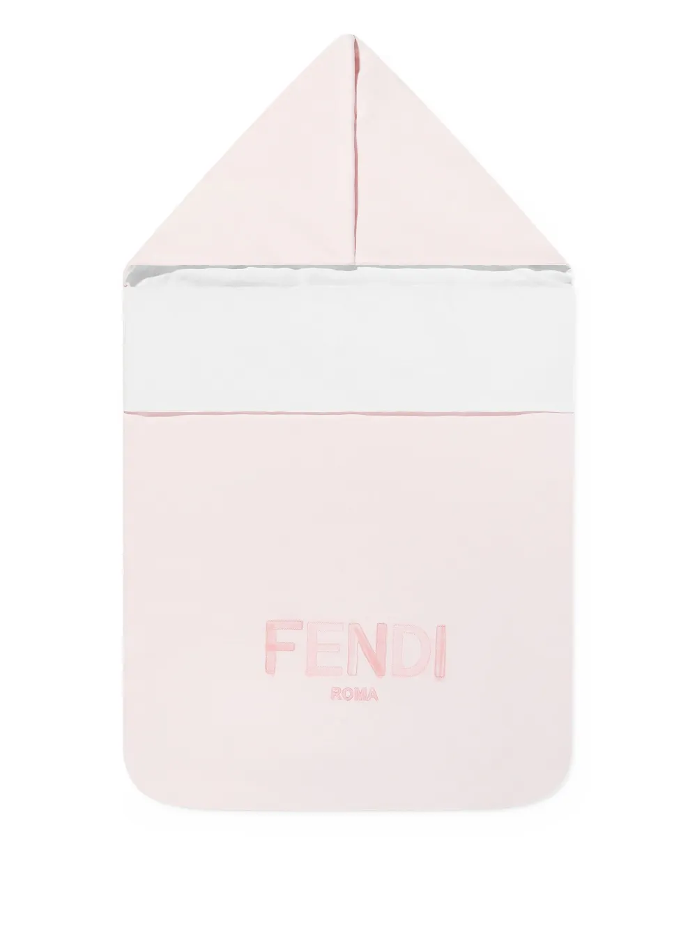 Fendi Kids Slaapzak met geborduurd logo Roze