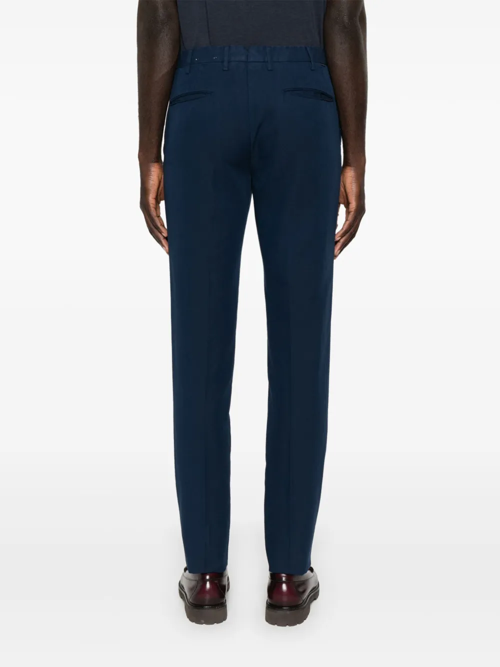 Incotex Plooibroek Blauw