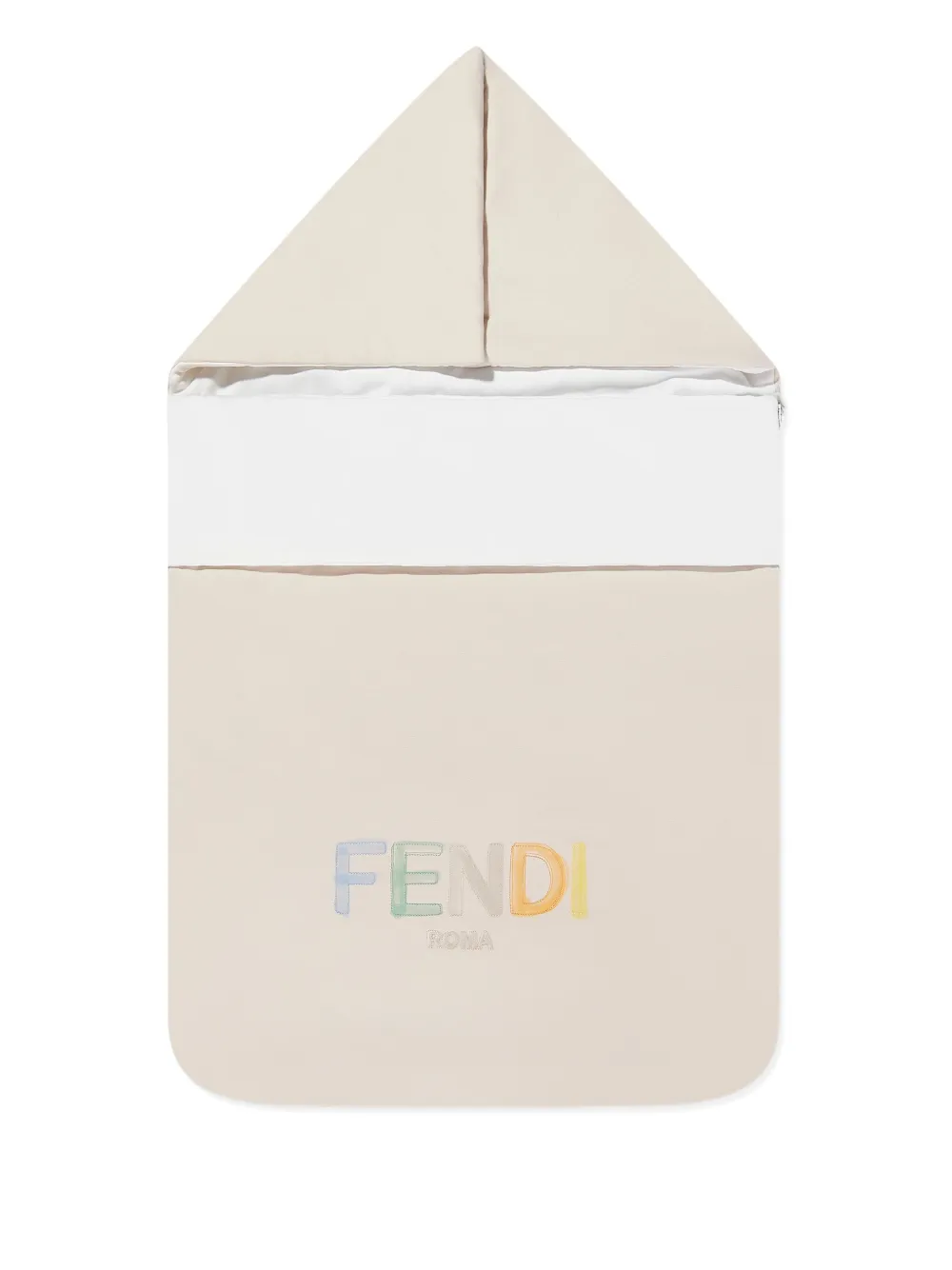 Fendi Logo-embroidered Cotton Sleeping Bag