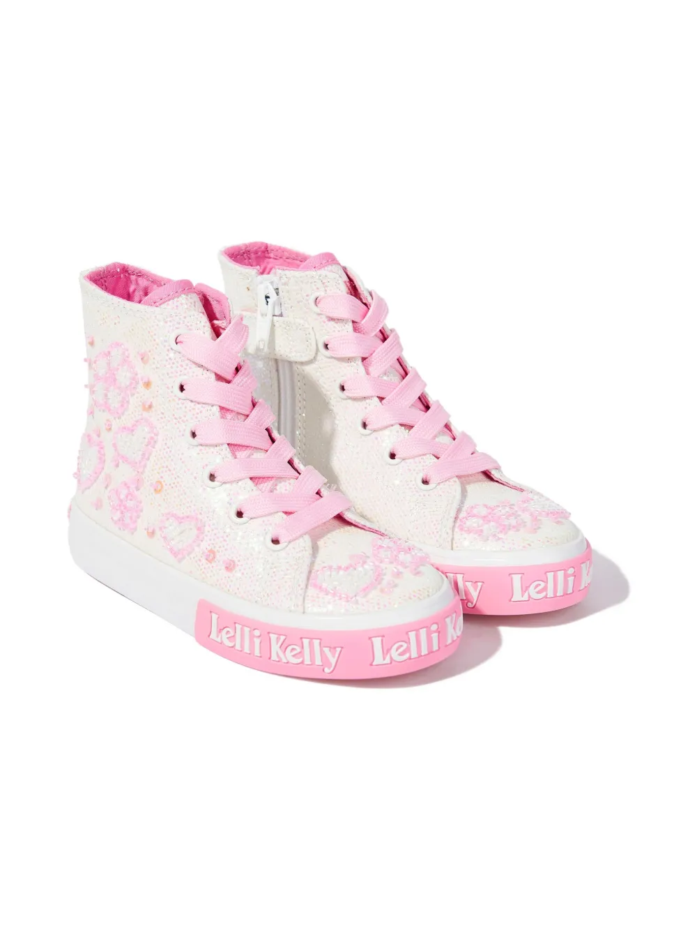 Lelli Kelly logo-print sneakers Beige
