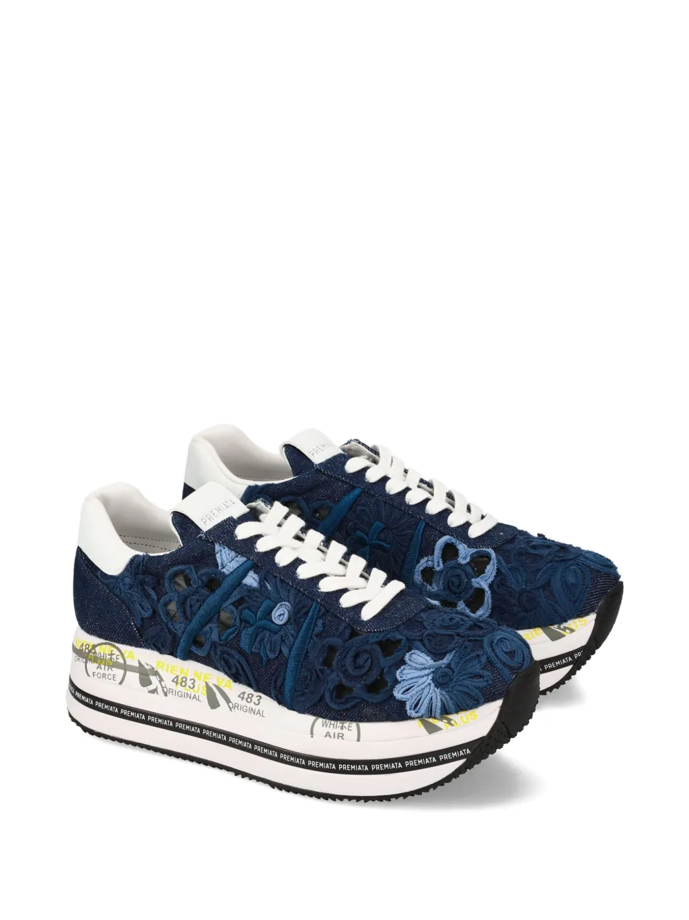 Premiata Beth low-top sneakers - Blauw