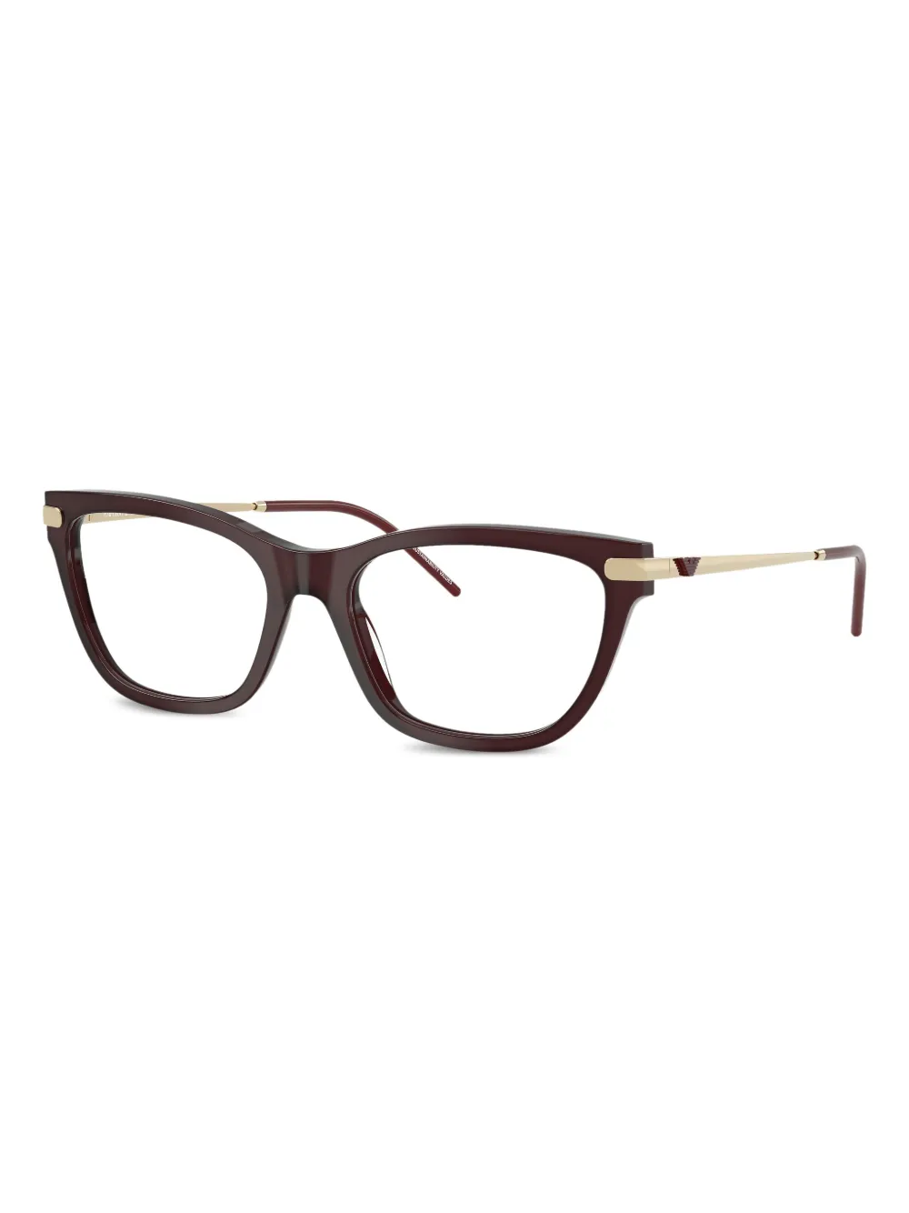 Shop Emporio Armani Cat-eye Glasses