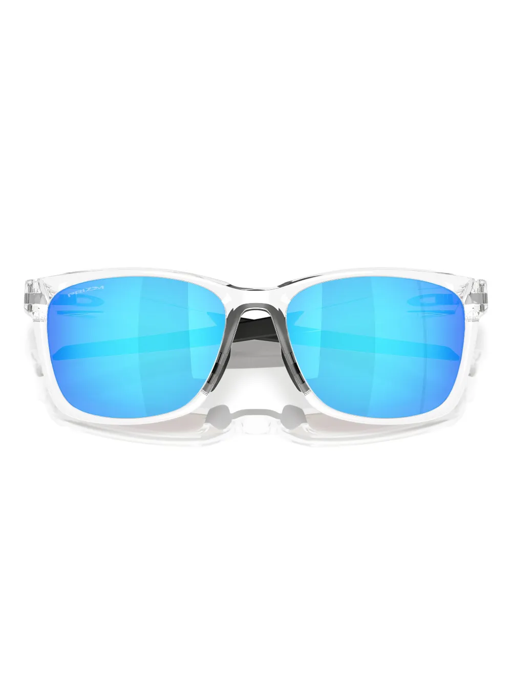 Oakley Zonnebril met vierkant montuur Wit
