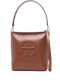 ANINE BING logo-patch tote bag - Brown