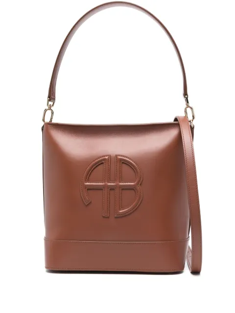ANINE BING tote con parche del logo