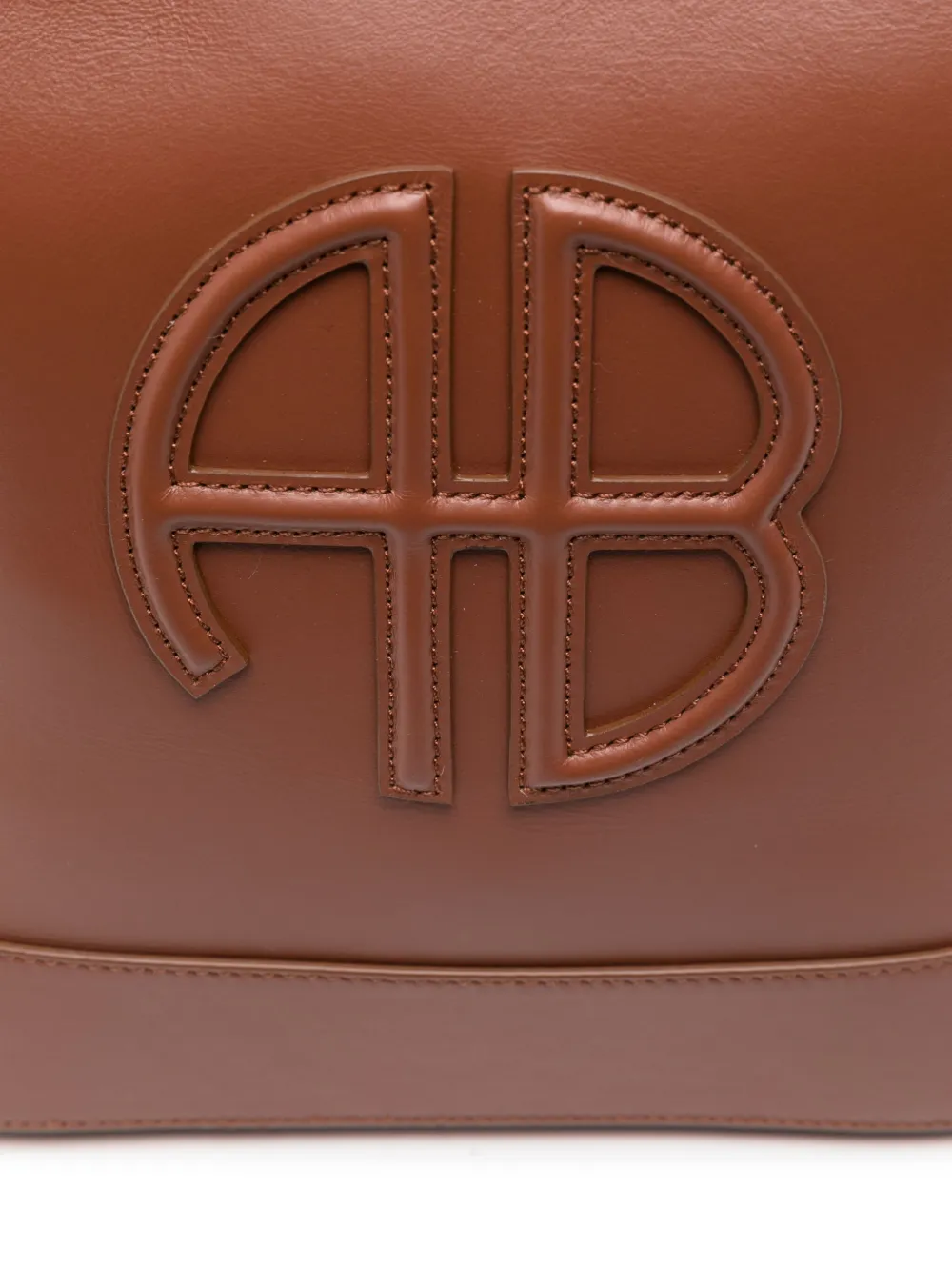 ANINE BING LOGO-PATCH TOTE BAG