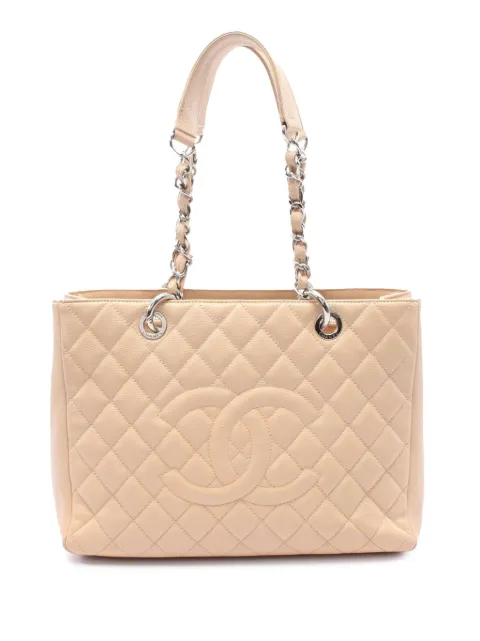 CHANEL Pre-Owned 2009-2010 Caviar Grand Shopping tote bag