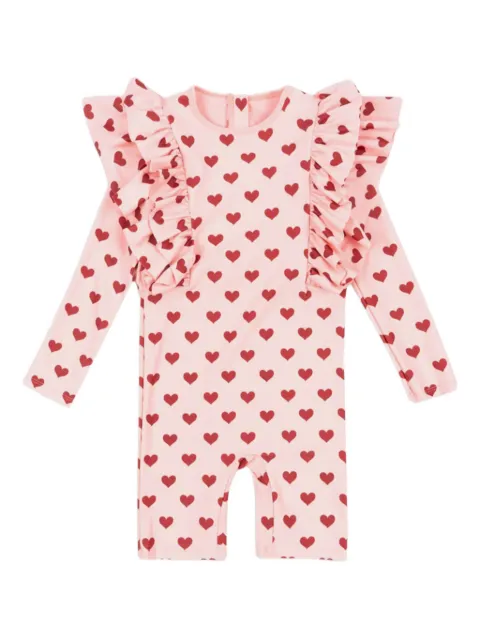 Konges Sløjd heart-print sun protection 