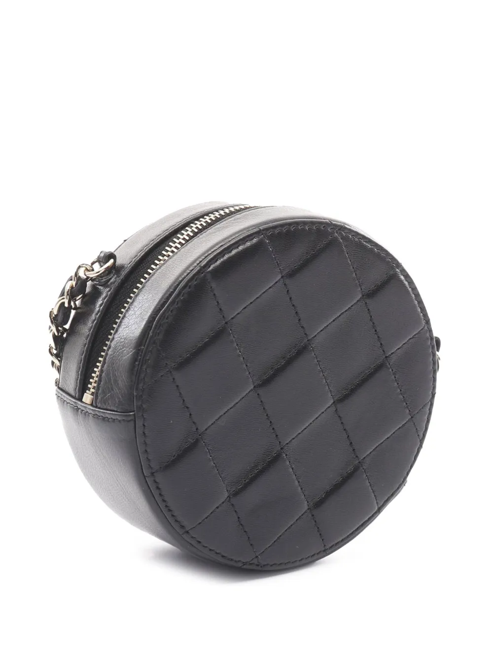 CHANEL Pre-Owned 2020 CC Quilted Calfskin Round Clutch with Chain crossbody bag | Pre-Owned | Image 2