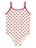 Konges Sløjd bow-detailing swimsuit - Neutrals