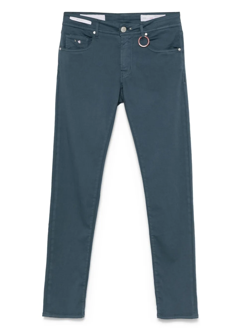 Sartoria Tramarossa logo-patch trousers | Blue | Image 1