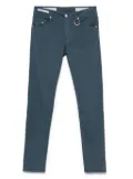 Sartoria Tramarossa logo-patch trousers - Blue