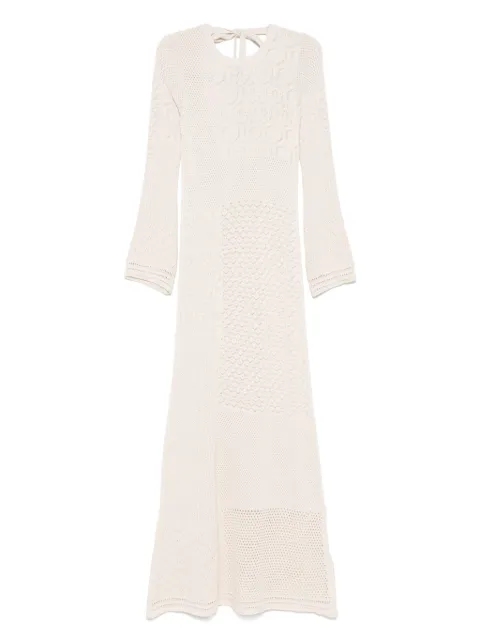 Akep crochet-knit dress