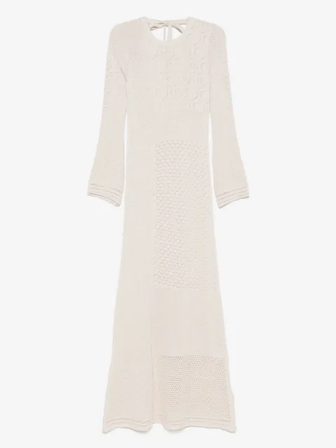 Akep crochet-knit dress