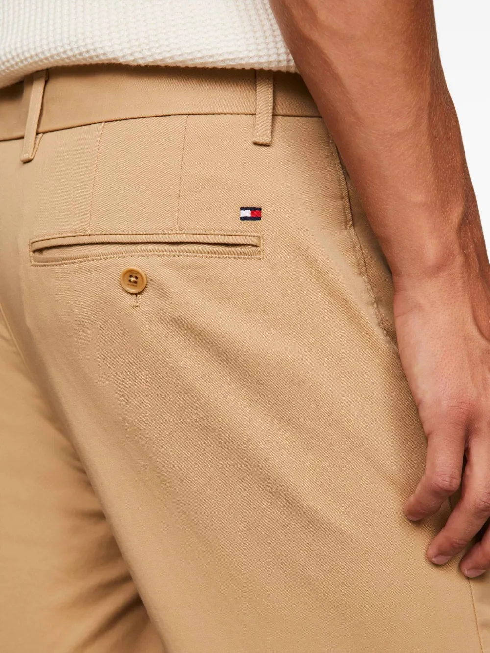 Tommy Hilfiger Chino van stretch-katoen Beige