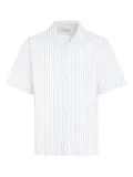 Alexander McQueen striped cotton shirt - White