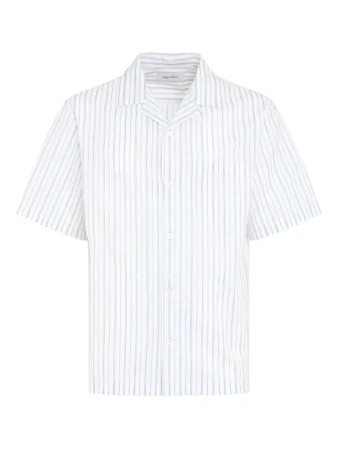 Alexander McQueen striped cotton shirt