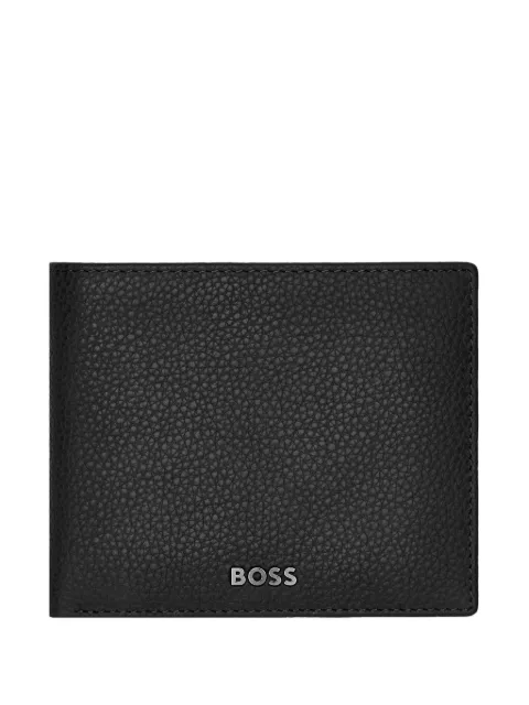 BOSS logo-lettering wallet