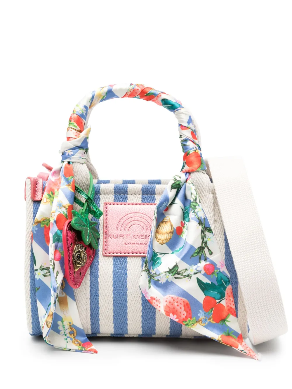 Kurt Geiger London Southbank kleine shopper Wit