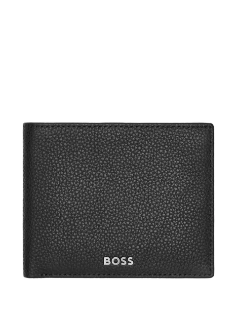 BOSS logo-print cardholder