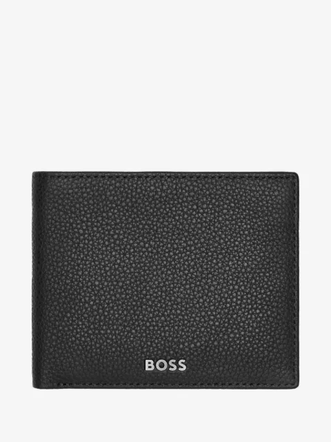BOSS logo-print cardholder