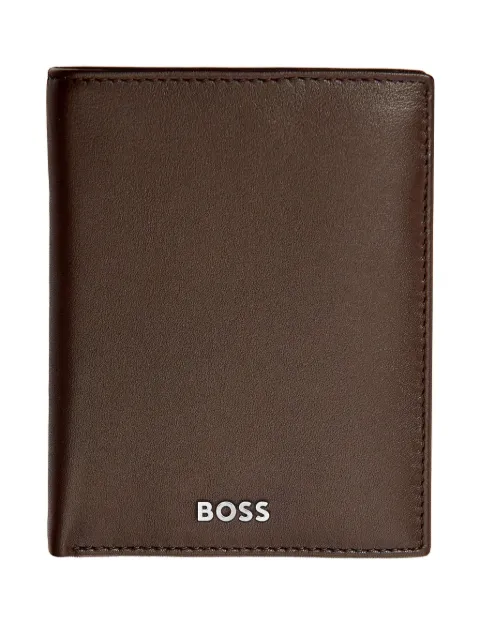 BOSS logo-lettering wallet