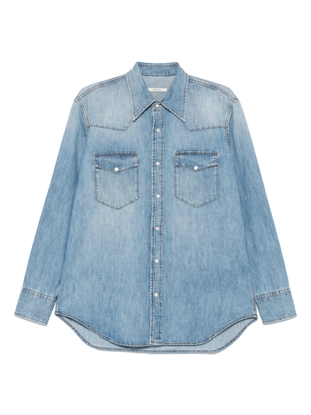 Husbands Denim rok Blauw