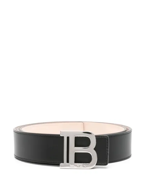 Balmain cinturón con logo en la hebilla