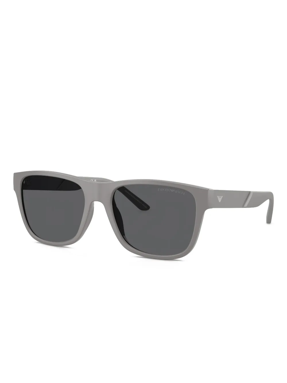 Emporio Armani Zonnebril met vierkant montuur Grijs