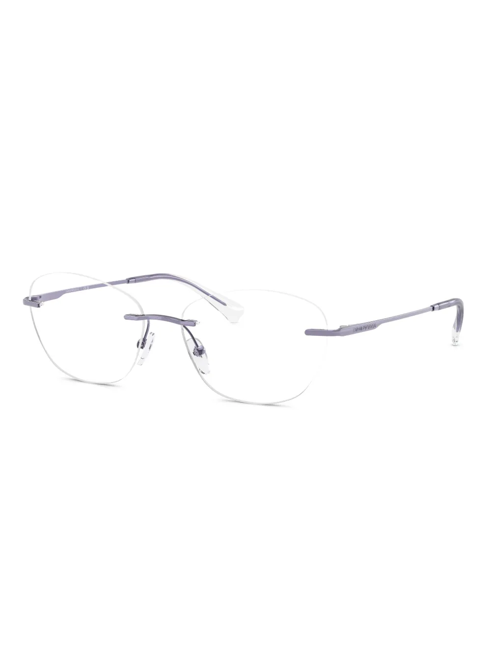 Emporio Armani Bril met cat-eye montuur Zilver