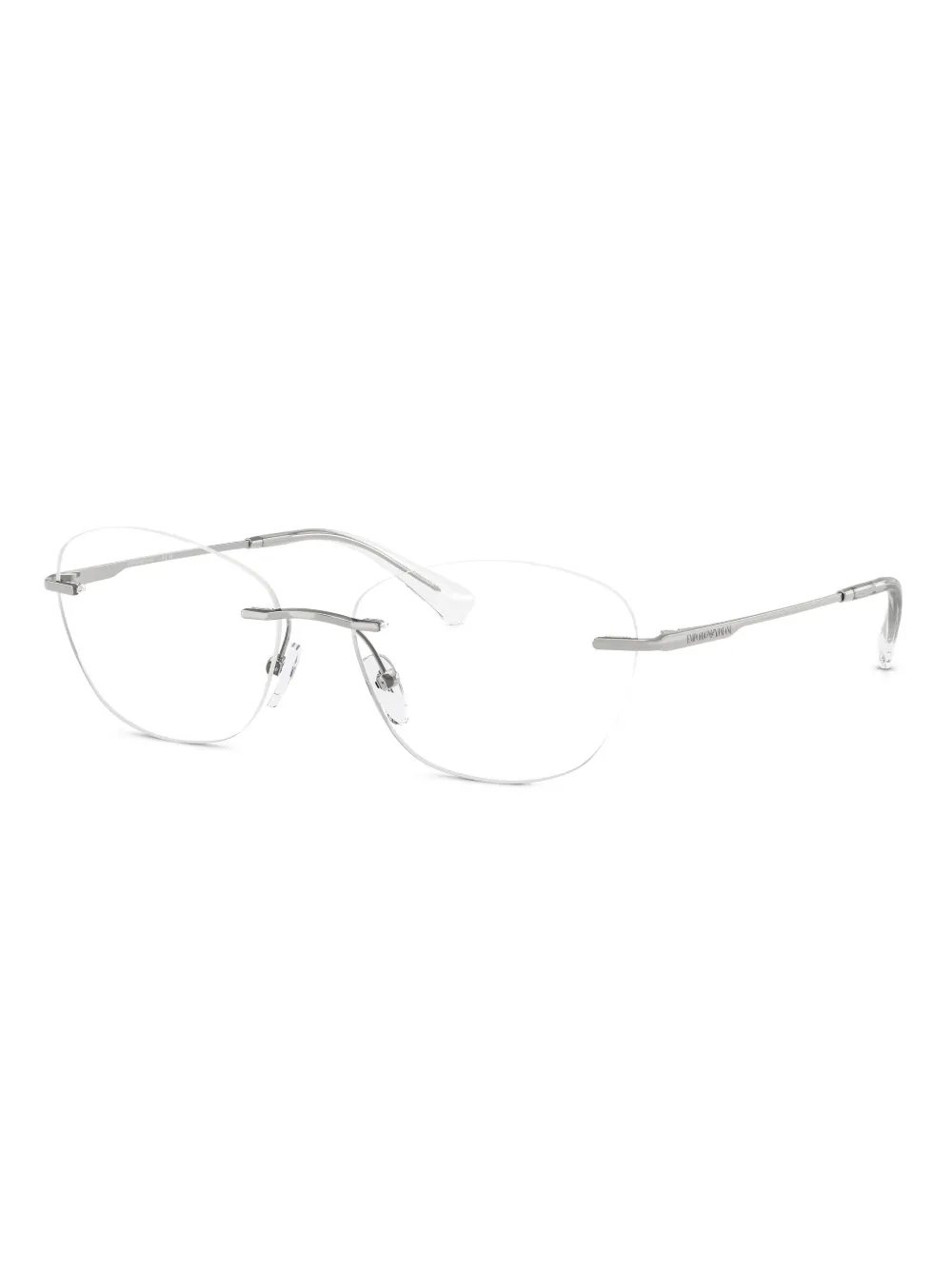 Emporio Armani Bril met cat-eye montuur Zilver