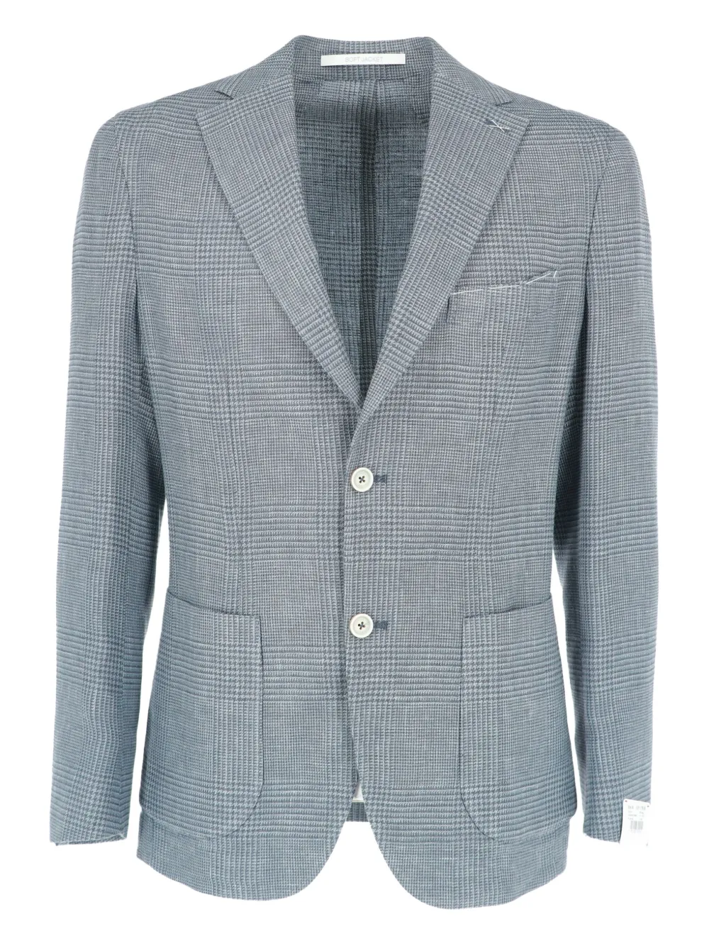 Eleventy Blazer Principe di Galles - Grigio