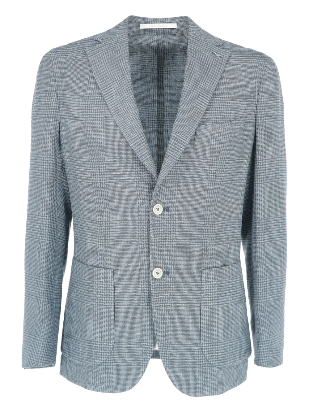 Eleventy blazer con estampado de cuadros príncipe de Gales | gris | Image 1