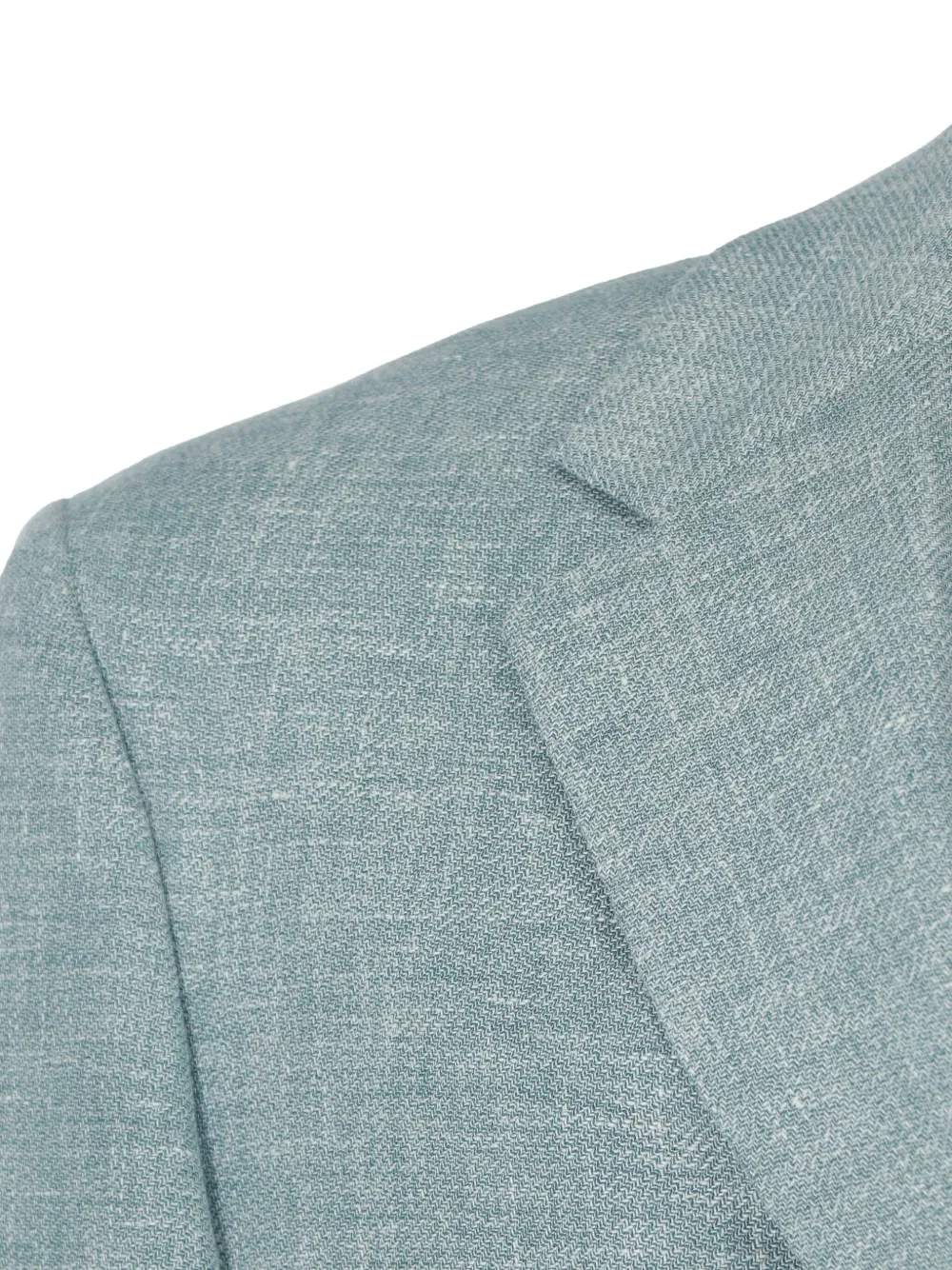 Zegna Blazer met enkele rij knopen Blauw