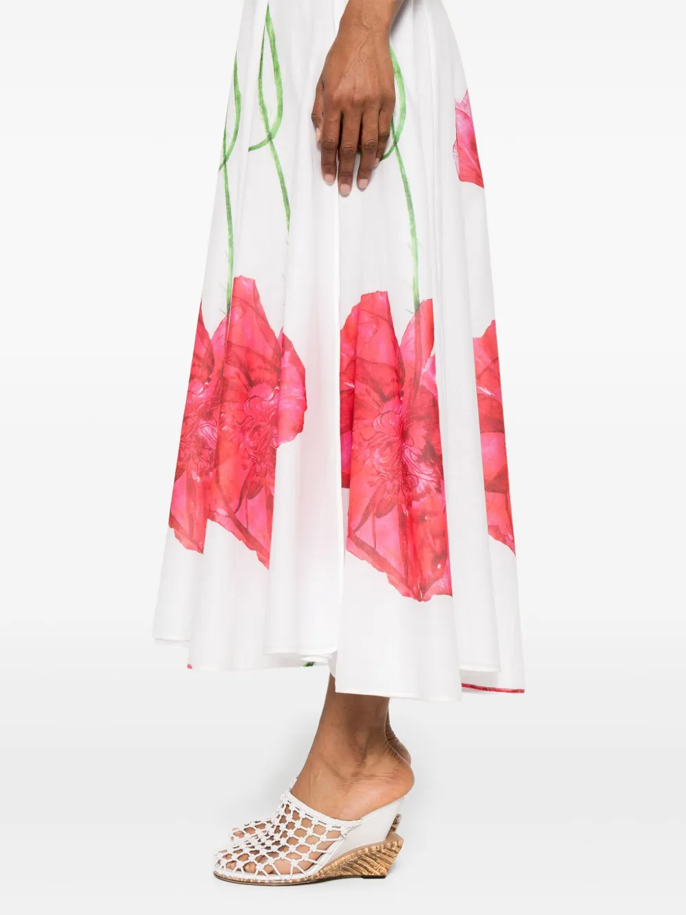 Charo Ruiz Ventine Maxi Skirt In White