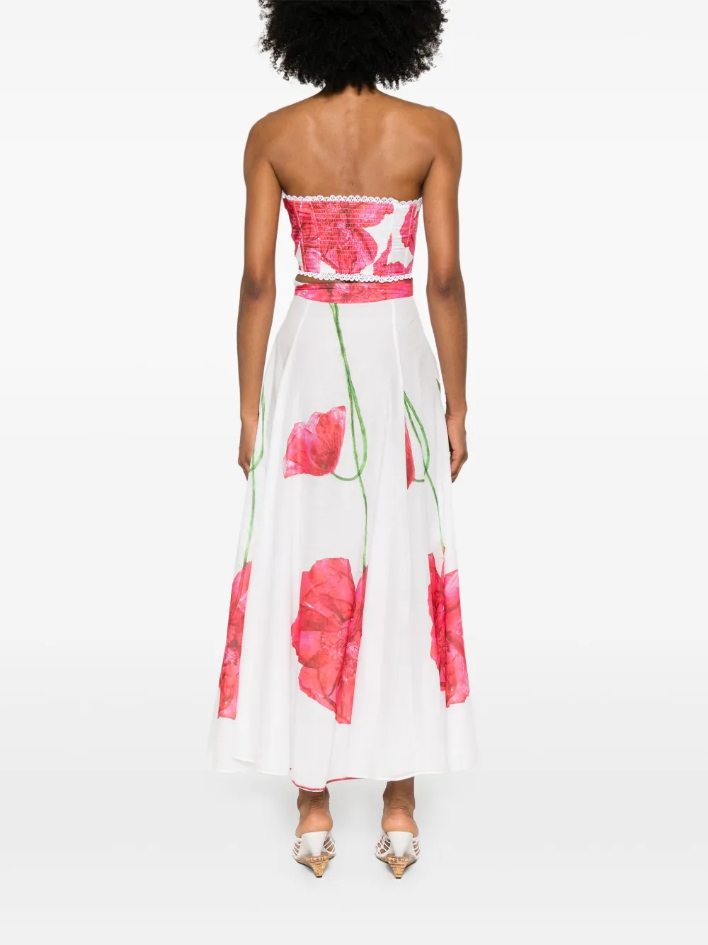 Charo Ruiz Ventine Maxi Skirt In White
