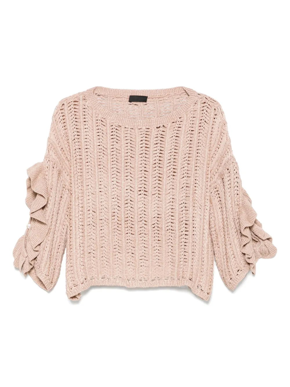LIU JO ruffled-detail sweater | Pink | Image 1