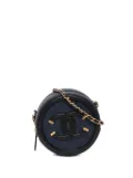 CHANEL Pre-Owned 2019 Caviar CC Filigree Round crossbody bag - Blue