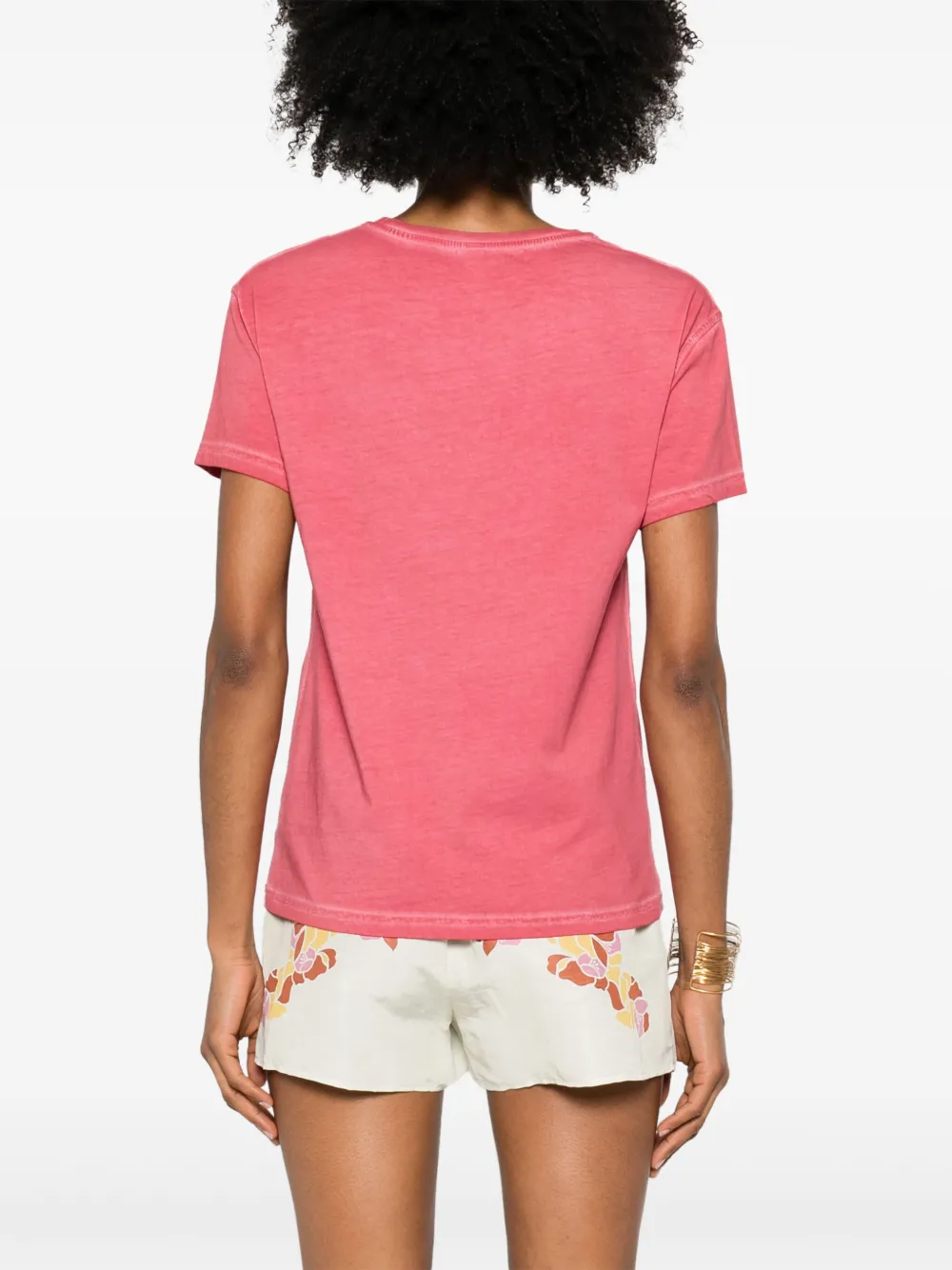 Moschino T-shirt met logopatch Rood